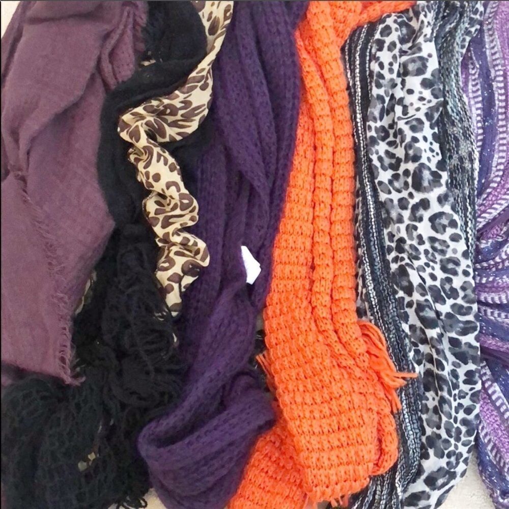 LOT 6 SCARVES Charming Charlie, Cotton On & more!